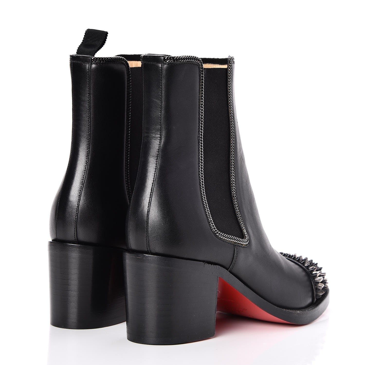 Christian Louboutin Veau Velours Otaboo 70 Chelsea Boots 35 Black 4 of 8