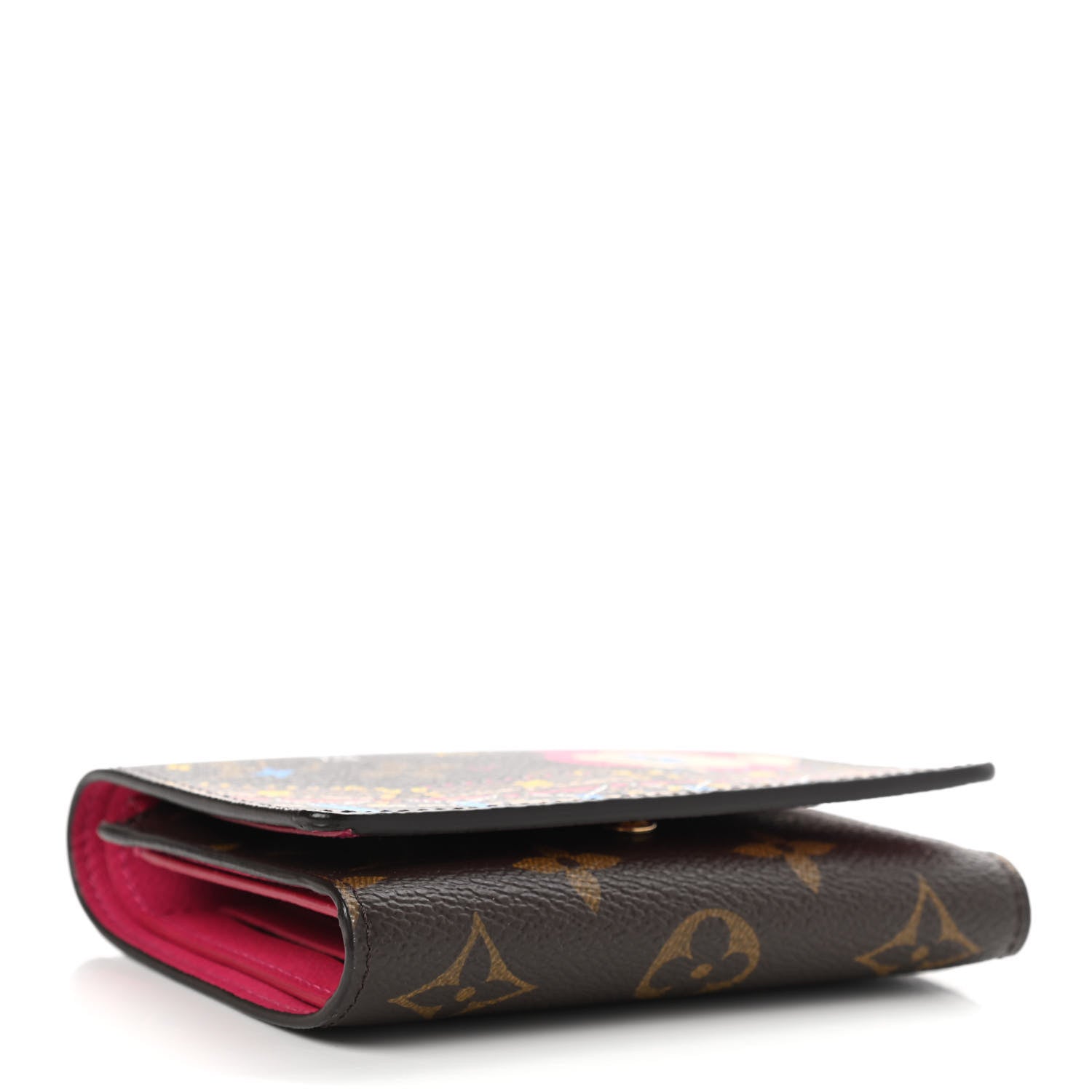 Louis Vuitton Monogram 2020 Christmas Animation Roller Coaster Victorine Wallet Pivoine 4 of 7