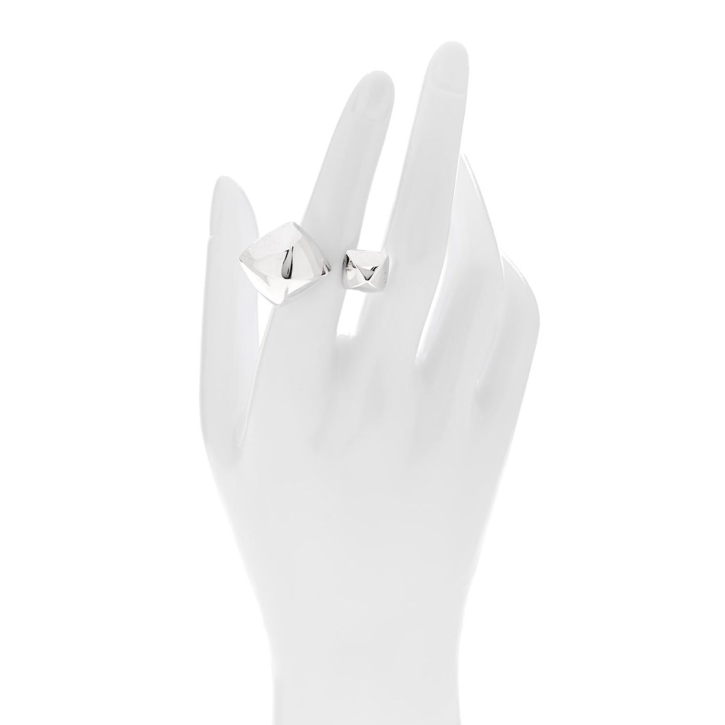 Sterling Silver Collier De Chien Rock Ring 53 6.5