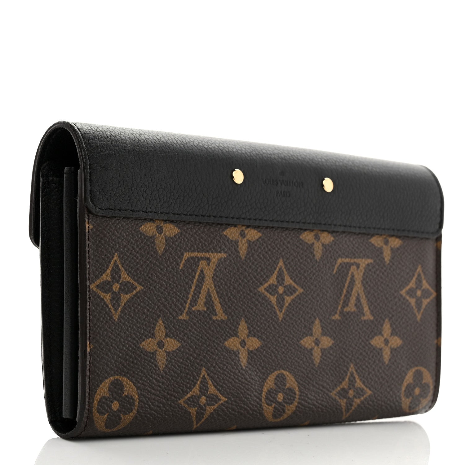Louis Vuitton Monogram Pallas Wallet Black 3 of 7