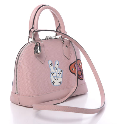 Louis Vuitton Epi Stickers Alma BB Rose Ballerine 3 of 12