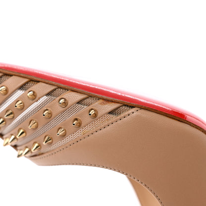 Christian Louboutin Kid Bareta 100 Pumps 37 Nude Light Gold 18 of 22