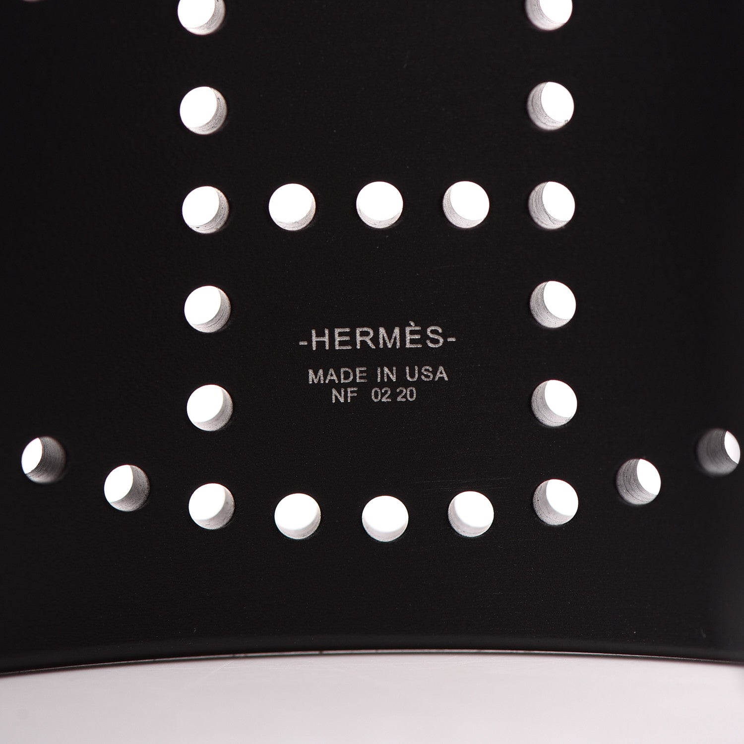 Hermes Aluminium Evelyne Sunset Cuff Bracelet T2 Black 4 of 4
