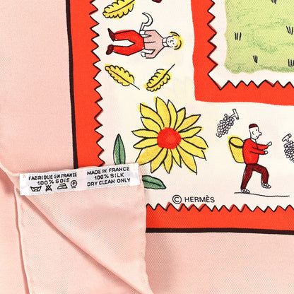 Hermes Silk Retour A La Terre Scarf 90 3 of 3