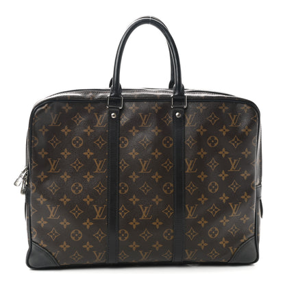 Louis Vuitton Monogram Macassar Porte-Documents Voyage GM 1 of 12