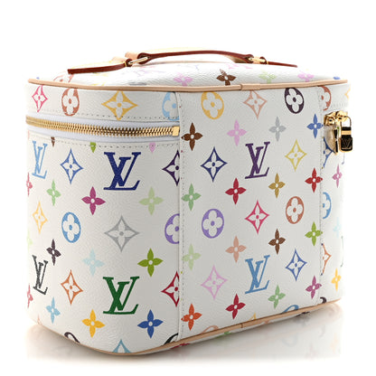 Louis Vuitton LV X TM Monogram Multicolor Nice BB White 3 of 7