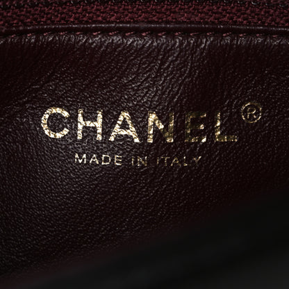 Chanel Lambskin Quilted Medium Diamond CC Flap Black 6 of 10