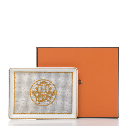 Hermes Porcelain Mosaique au 24 Sushi Plate 6 of 6