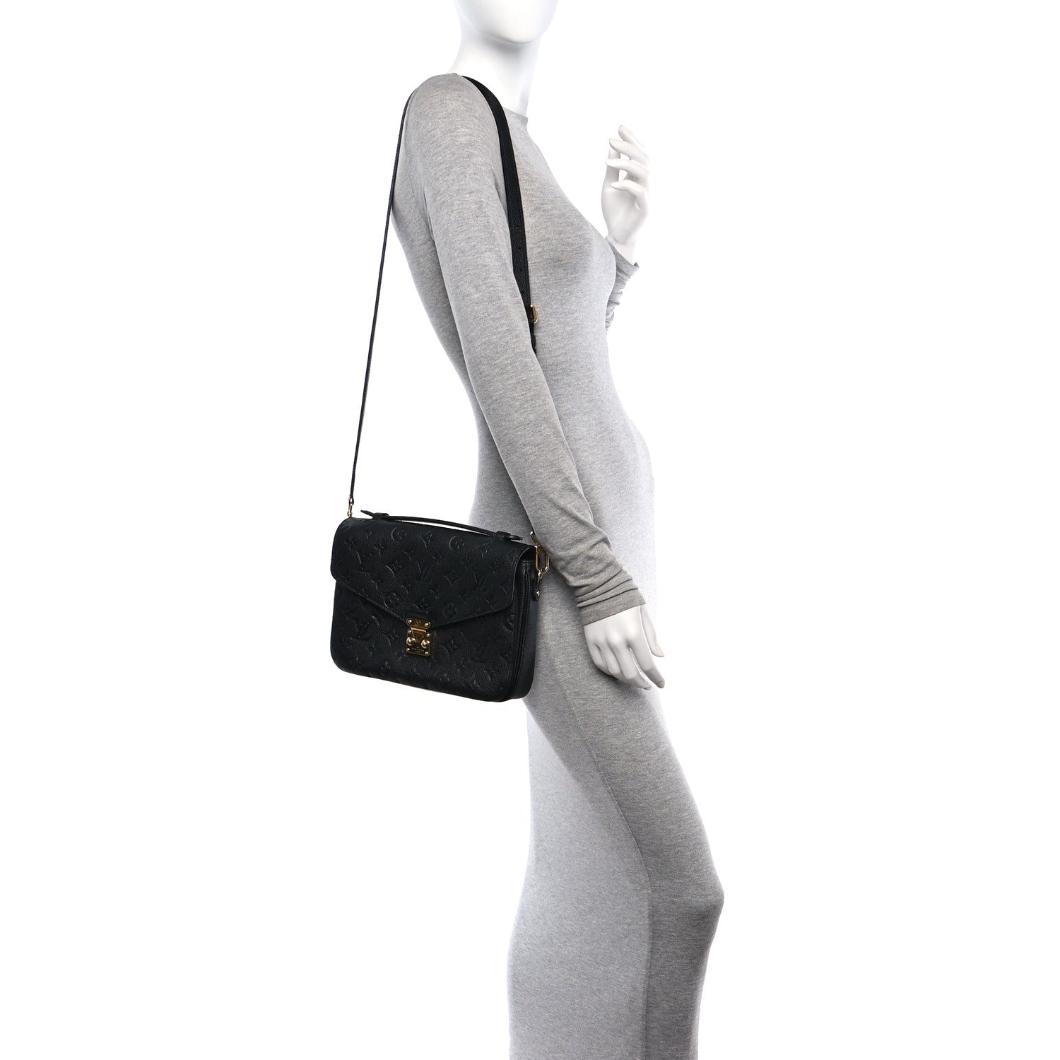 Louis Vuitton Empreinte Pochette Metis Black 2 of 11