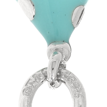 Tiffany Sterling Silver Enamel Party Hat Charm Blue 3 of 4