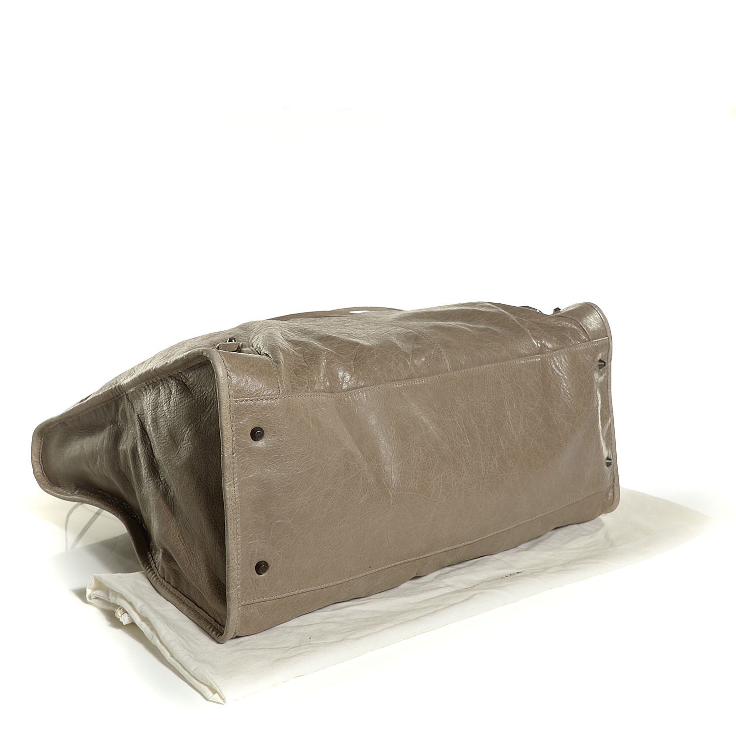Balenciaga Agneau Classic Hardware Weekender Papyrus 4 of 11