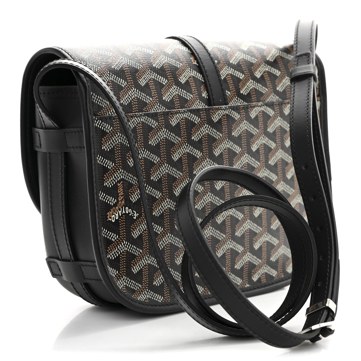 Goyardine Belvedere II PM Messenger Bag Black