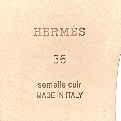 Hermes Epsom Oran Sandals 36 Etoupe 8 of 11