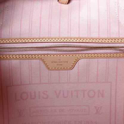 Louis Vuitton Damier Azur Neo Neverfull GM Rose Ballerine 6 of 14