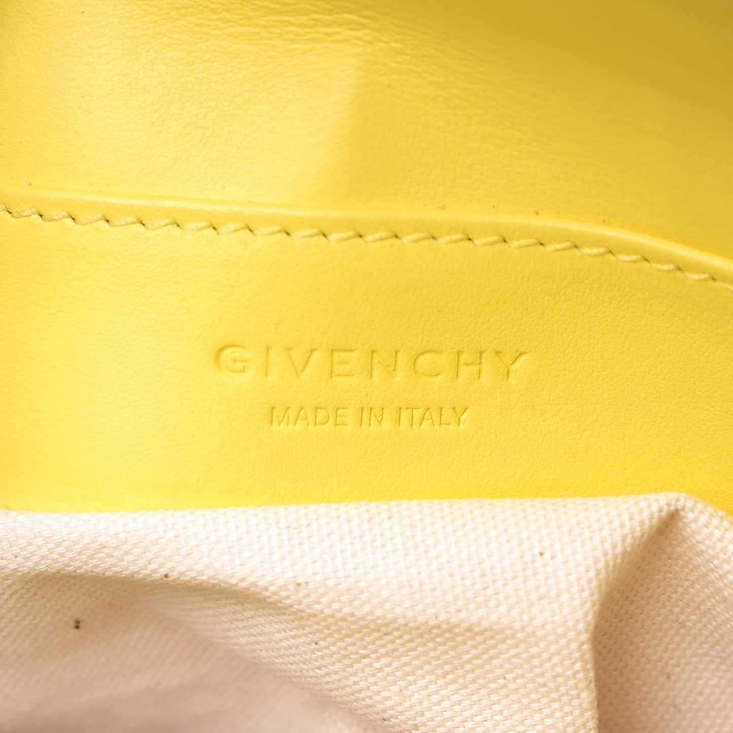 Calfskin Goatskin Duetto Crossbody Bag Yellow