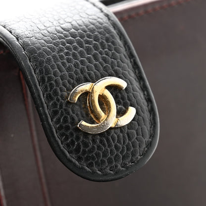 Chanel Caviar Quilted CC French Wallet Black 10 of 12