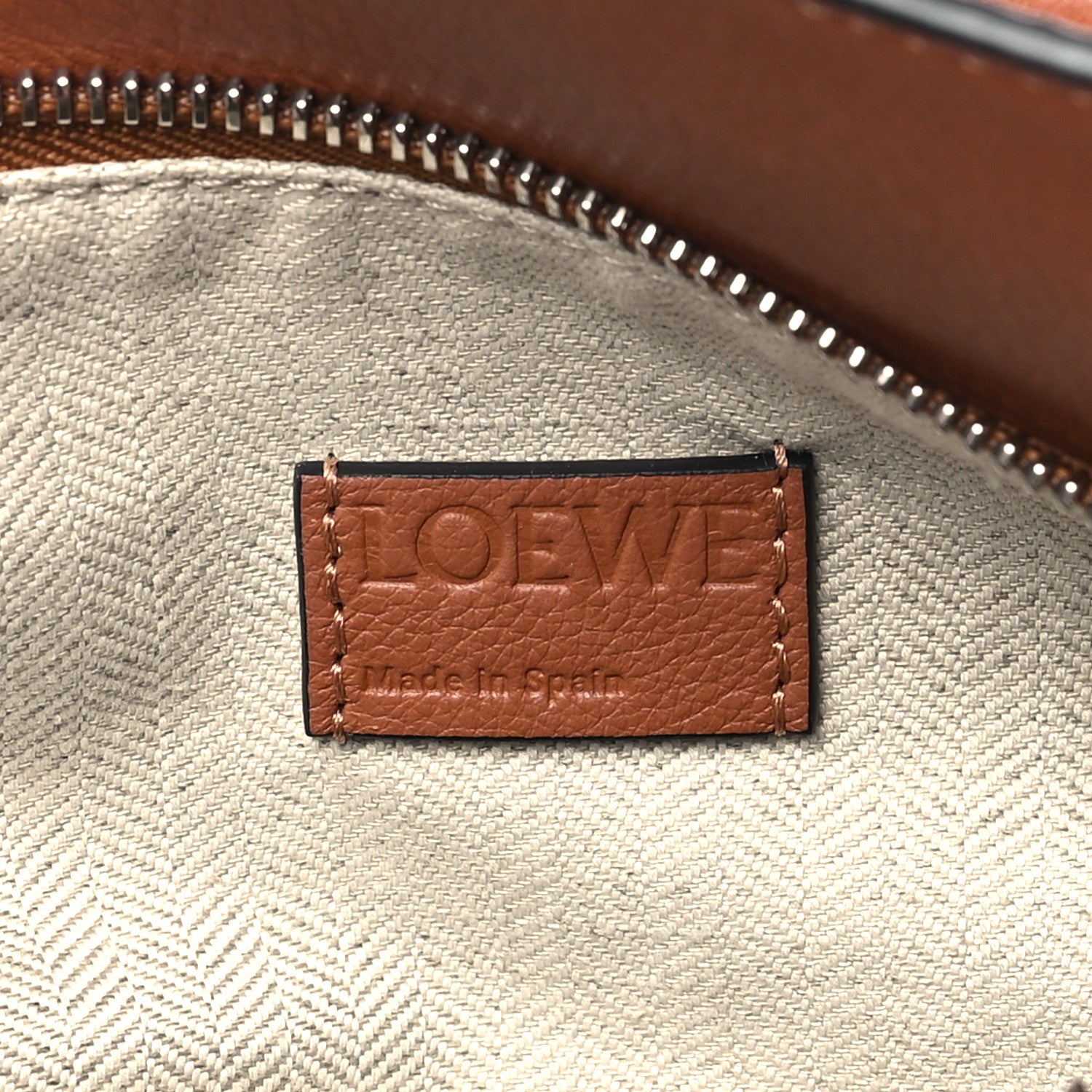 Loewe Calfskin Small Puzzle Edge Bag Tan 6 of 10