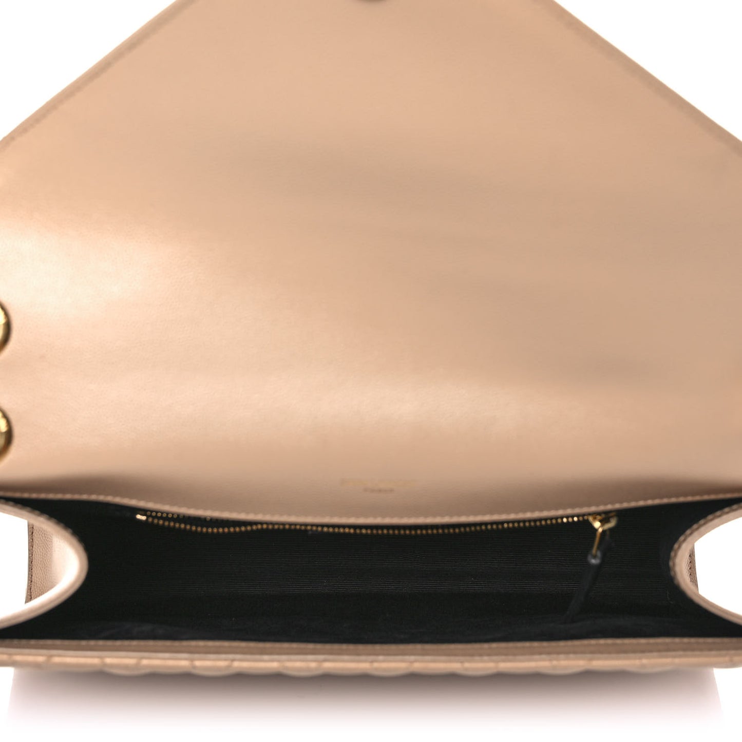 Grain De Poudre Mixed Matelasse Large Triquilt Monogram Satchel Dak Beige