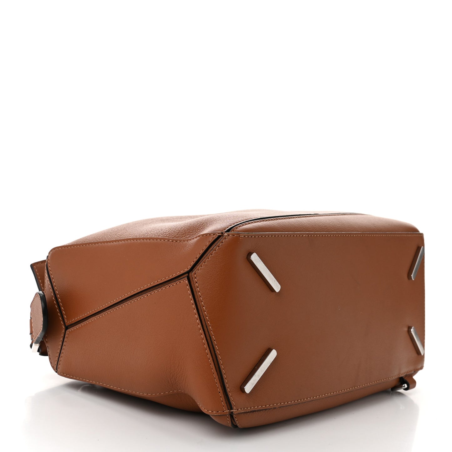 Calfskin Medium Puzzle Bag Tan