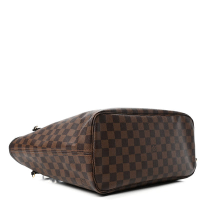 Louis Vuitton Damier Ebene Neo Neverfull MM Rose Ballerine 3 of 4