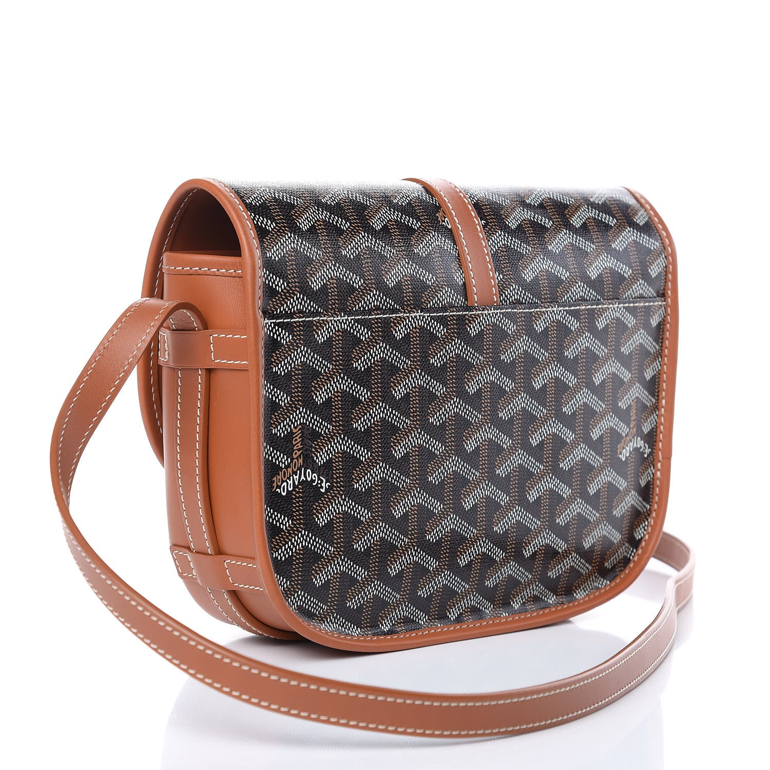 Goyard Goyardine Belvedere II PM Messenger Bag Black Gold 3 of 8