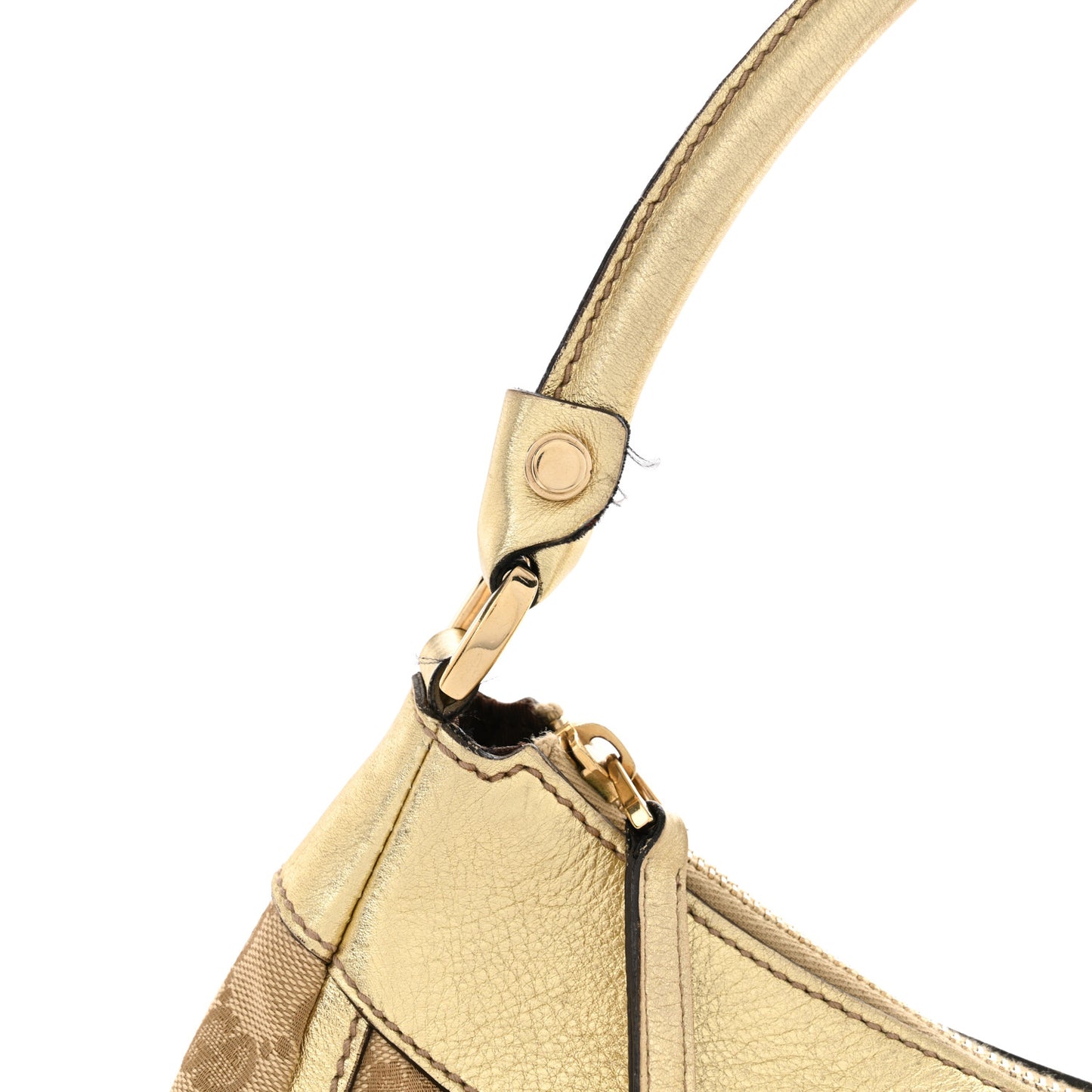 Monogram Large D Gold Hobo Gold
