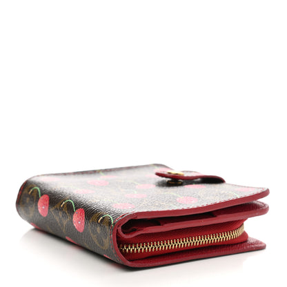 Louis Vuitton Monogram Cerises Compact Zippe Wallet 5 of 10