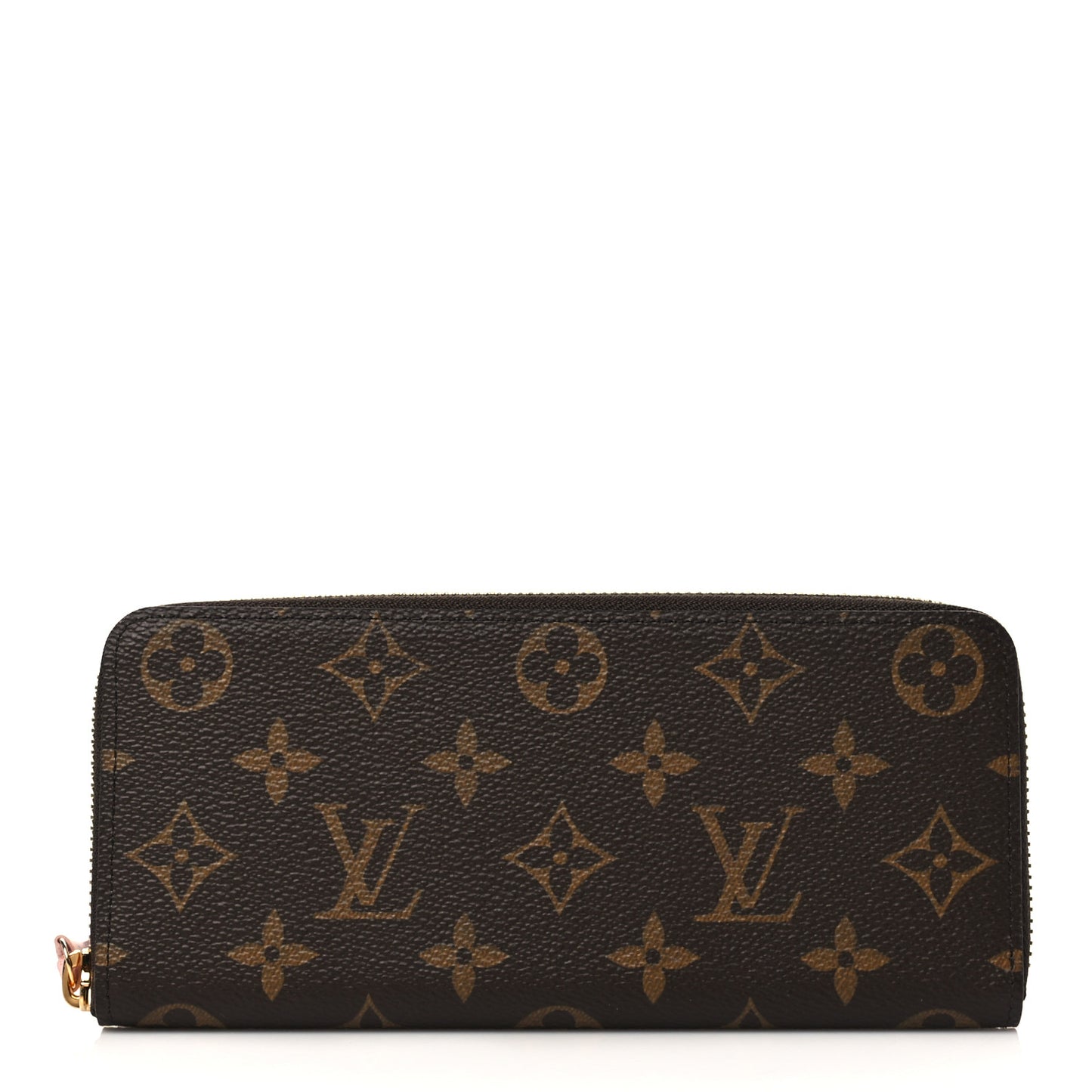 Monogram Clemence Wallet Rose Ballerine