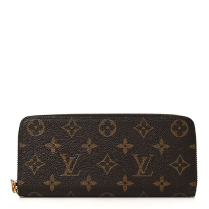 Louis Vuitton Monogram Clemence Wallet Rose Ballerine 1 of 6