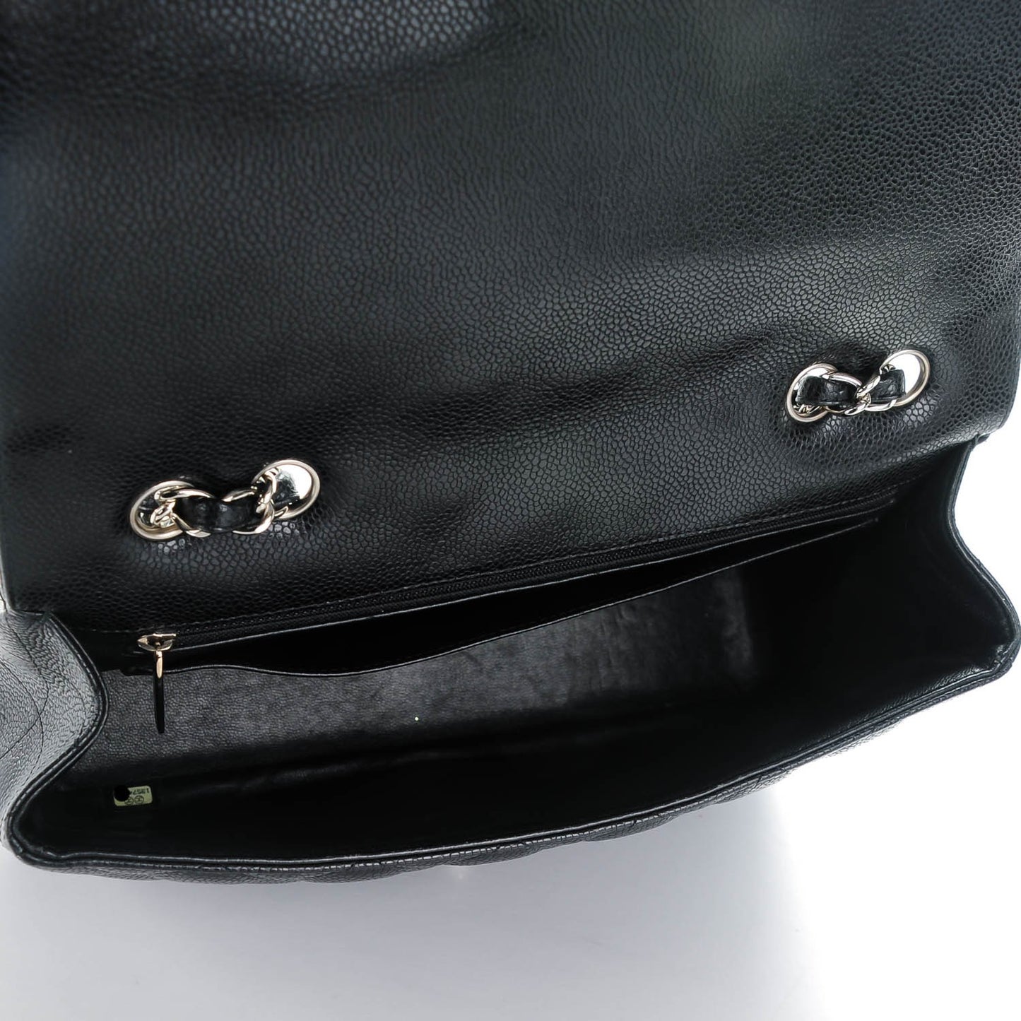 Caviar Quilted Jumbo Single Flap Black