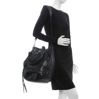 Balenciaga Agneau Classic Hardware Pompon Black 2 of 11