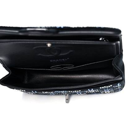 Chanel Velvet Crystal Medium Double Flap Black 5 of 12