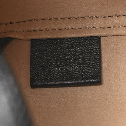 Gucci New Sakai Calfskin Lux Medium Dahlia Tote Black 7 of 12