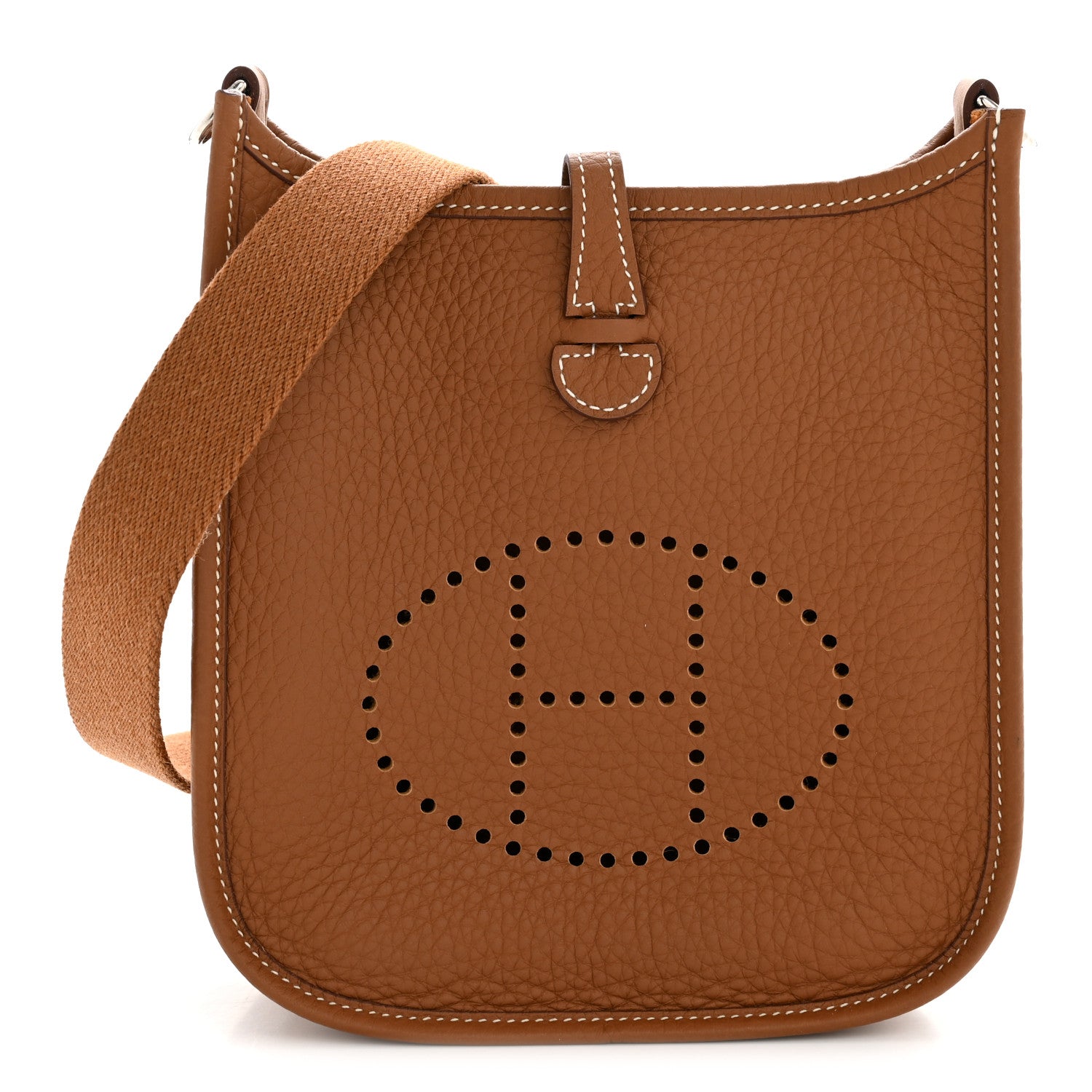 Hermes Taurillon Clemence Evelyne TPM Gold 1 of 10