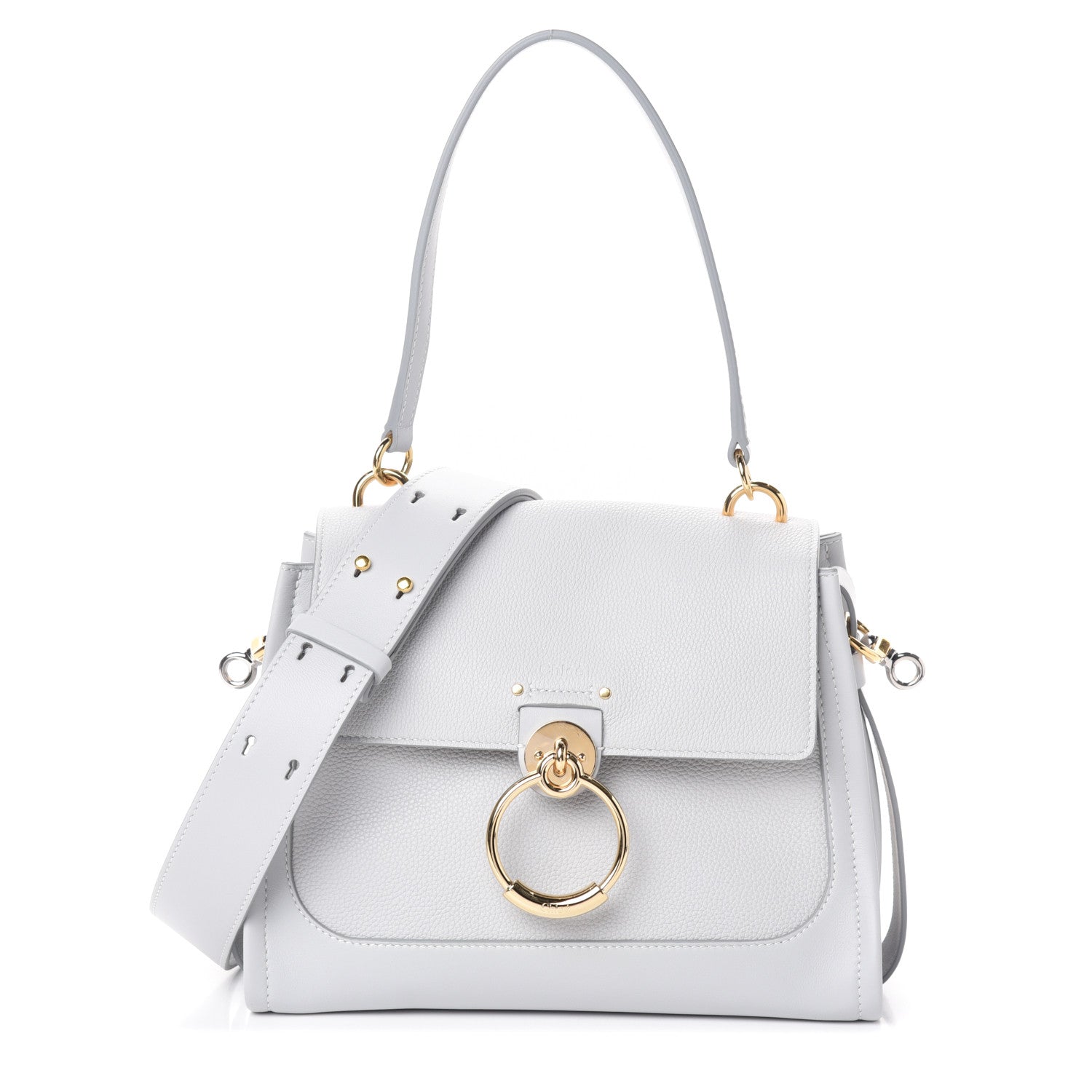 Chloe Calfskin Small Tess Day Bag Light Cloud 1 of 9