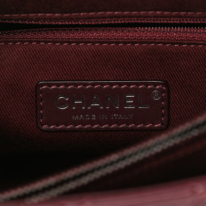 Chanel Calfskin Quilted Mad About Quilting Medium Flap Burgundy 6 of 13