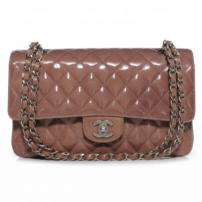Chanel Patent Medium Double Flap Mauve 1 of 10