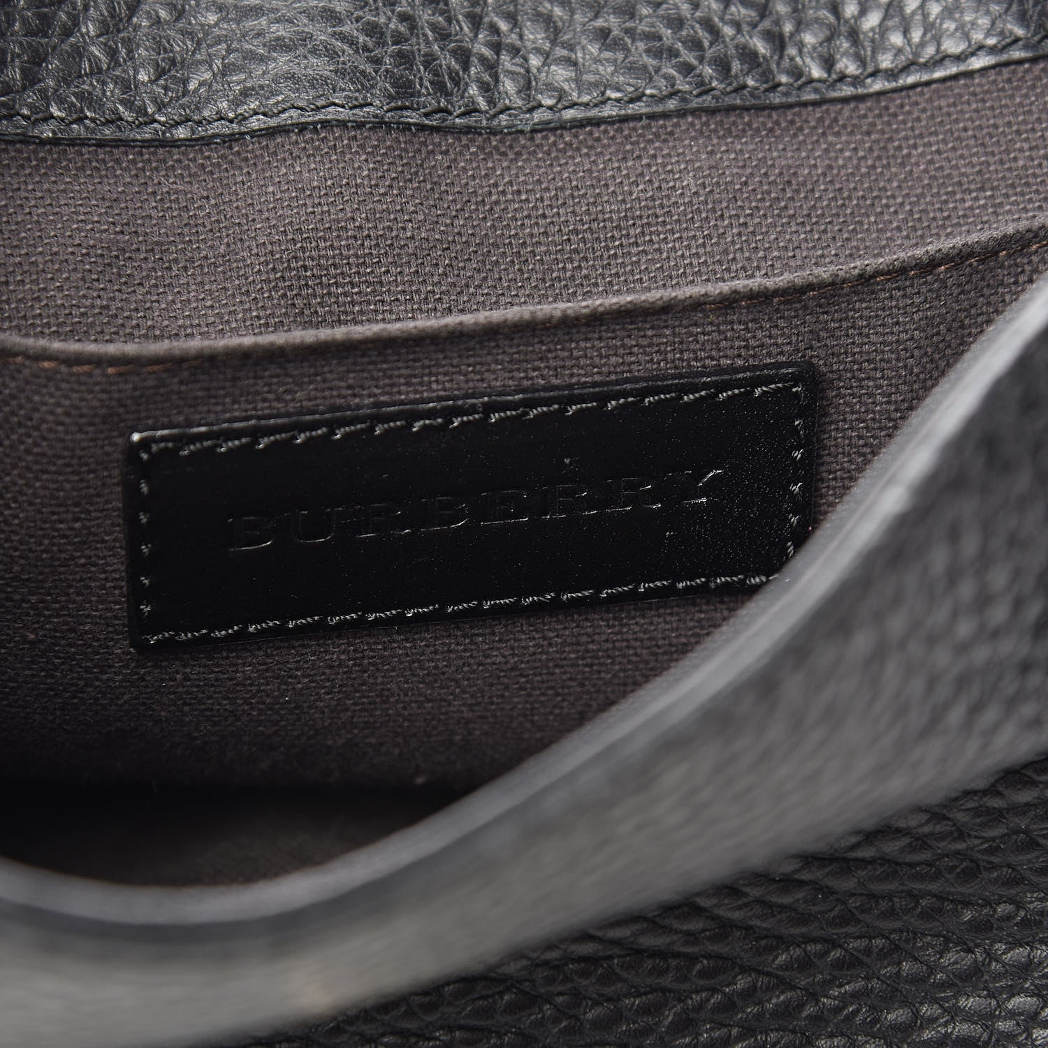 Burberry Haymarket Check Maydown Crossbody Bag Black 6 of 12