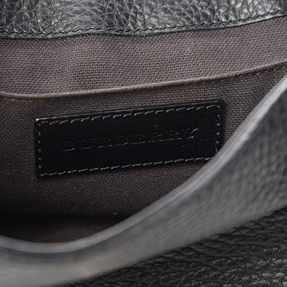 Burberry Haymarket Check Maydown Crossbody Bag Black 6 of 12