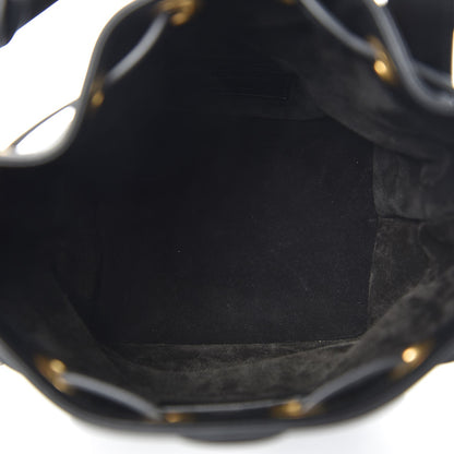 Saint Laurent Calfskin Small Emmanuelle Bucket Bag Black 5 of 8