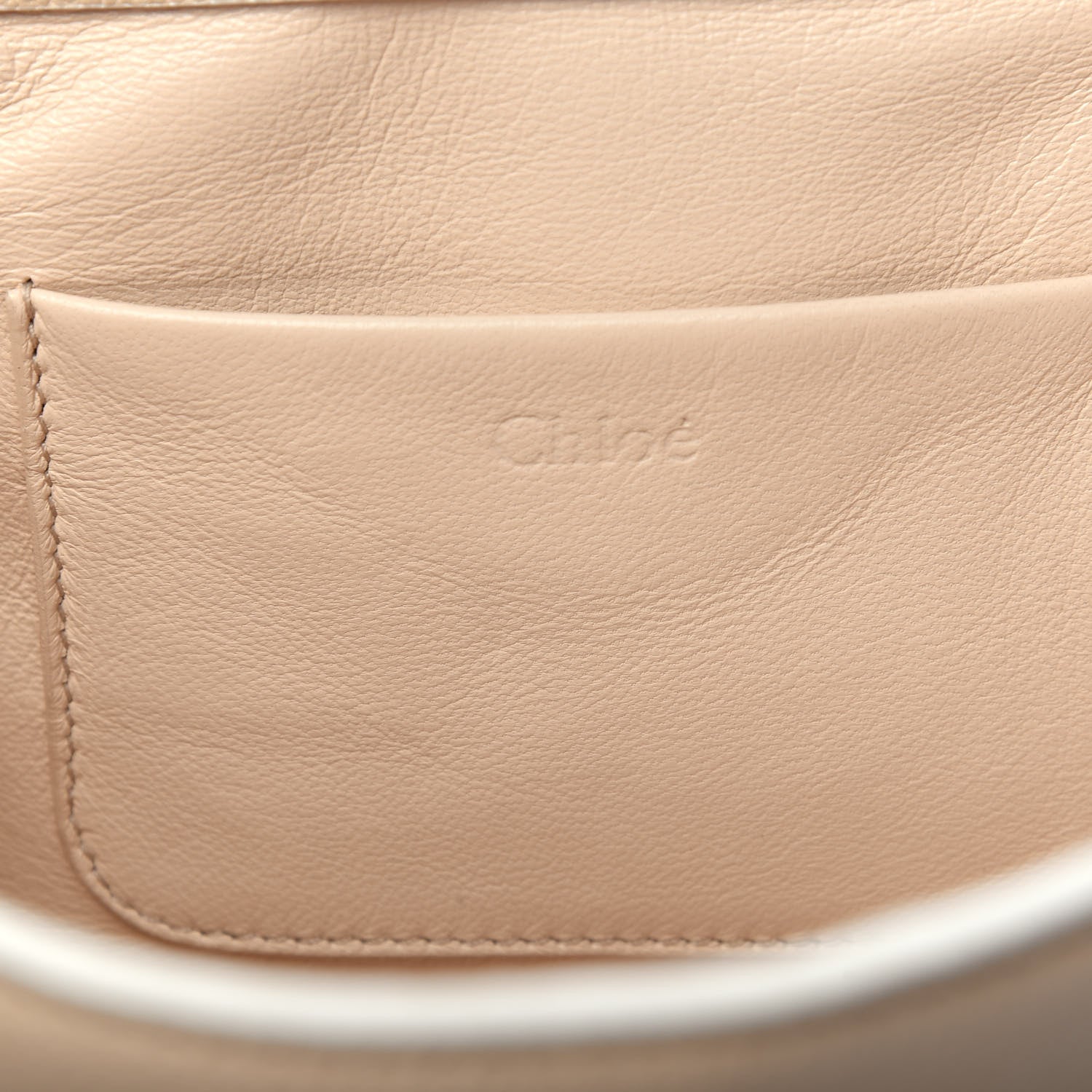Chloe Goatskin Medium Elsie Shoulder Bag Biscotti Beige 8 of 14