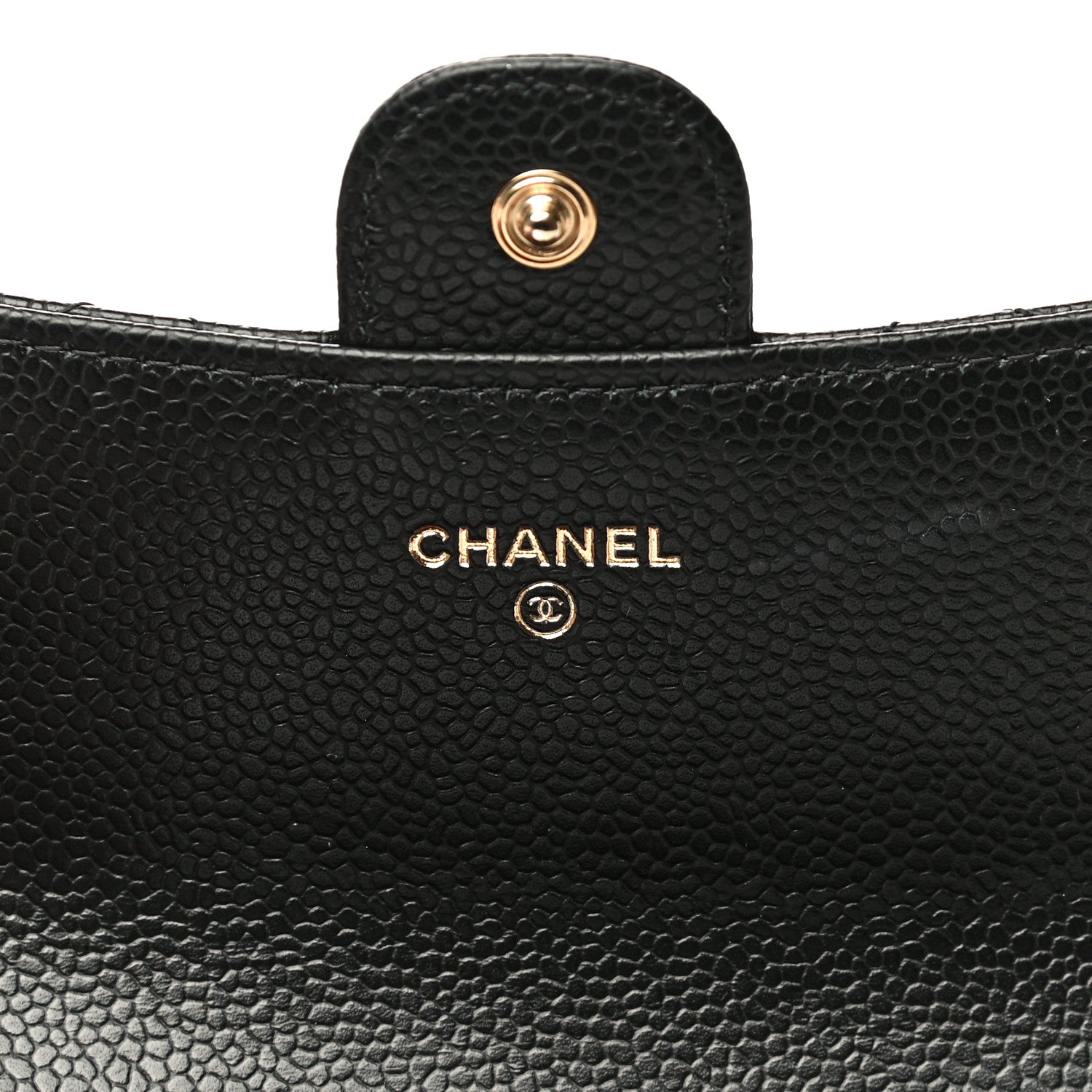 Chanel Caviar Quilted Large Gusset Flap Wallet Black 6 of 11