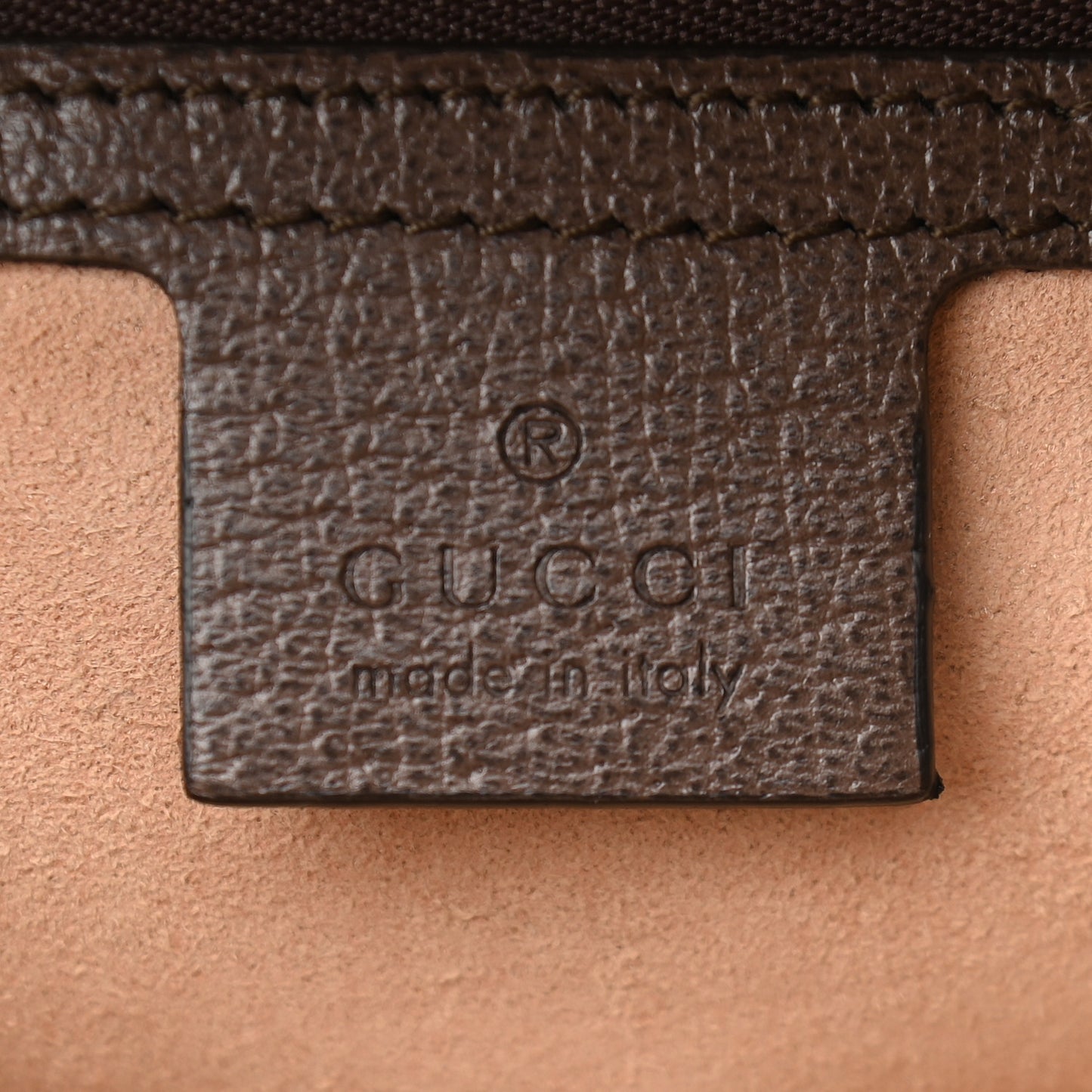 GG Supreme Monogram Web Small Ophidia Top Handle Shoulder Bag Brown