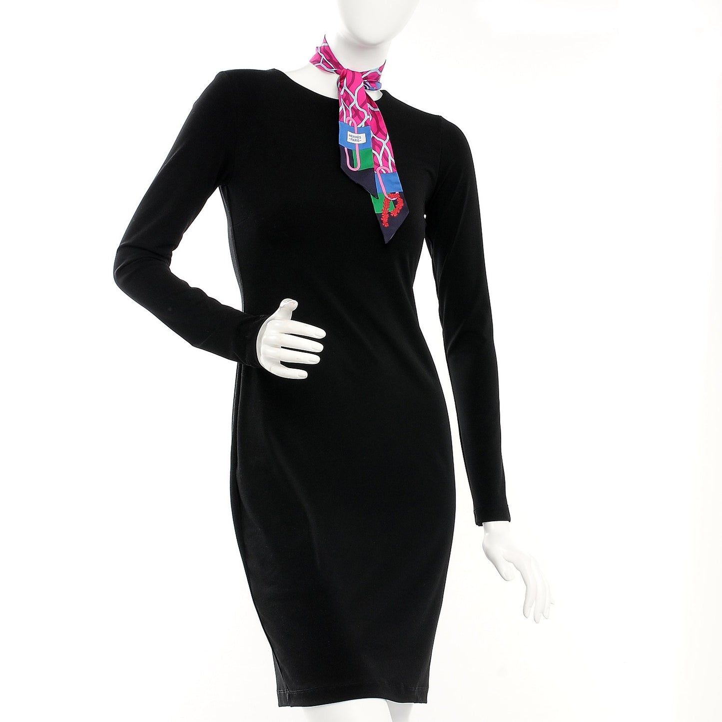 Silk Ballet Aquatique Twilly Marine Fuchsia Vert