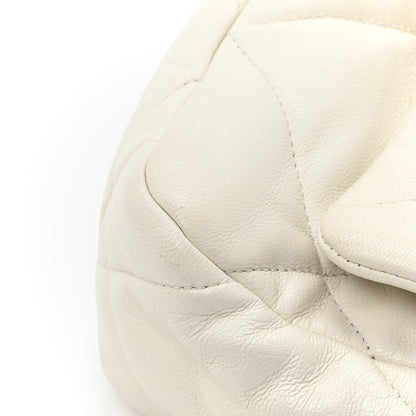 Chanel Lambskin Quilted Medium Chanel 19 Flap White 12 of 14
