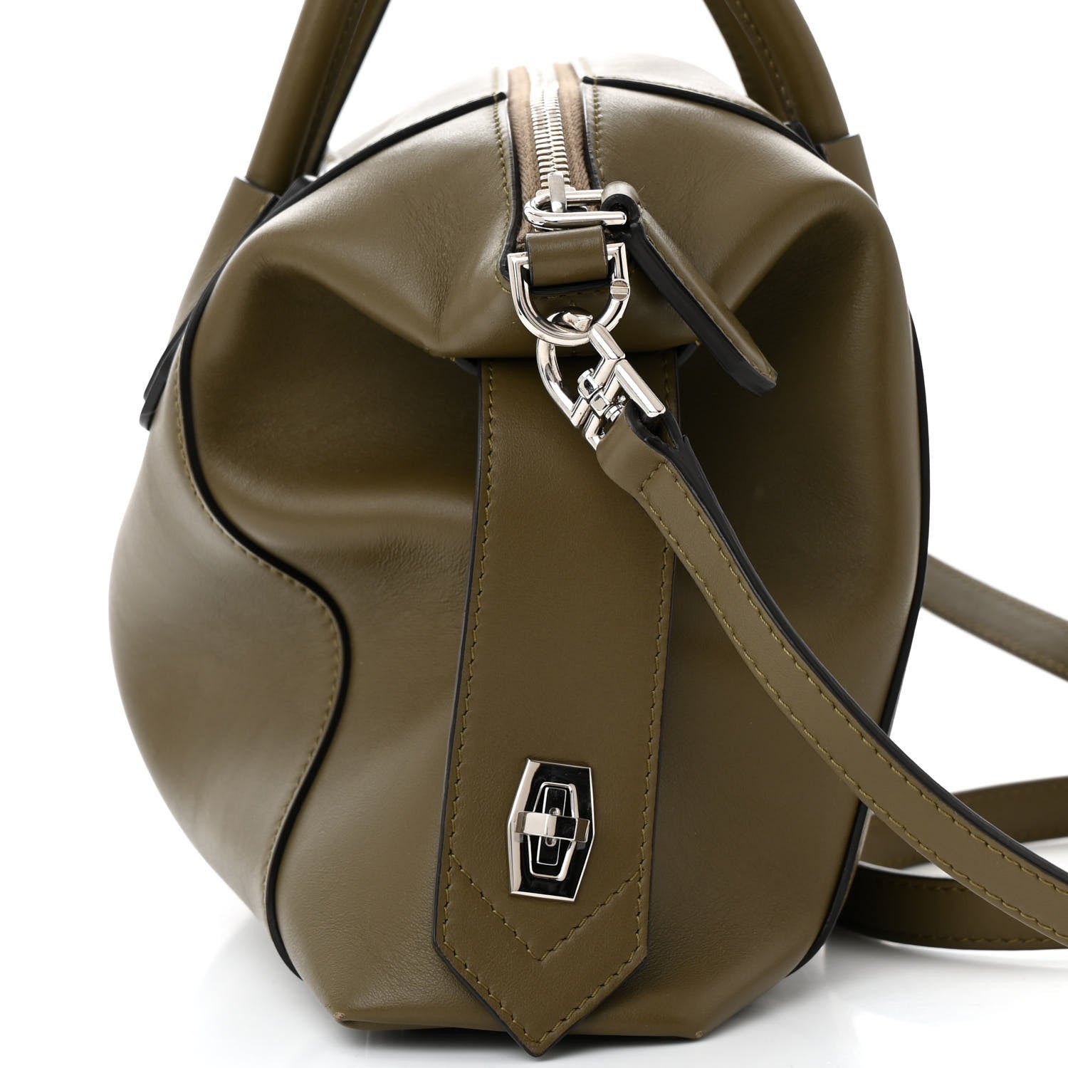 Givenchy Smooth Calfskin Small Soft Antigona Dark Khaki 11 of 13