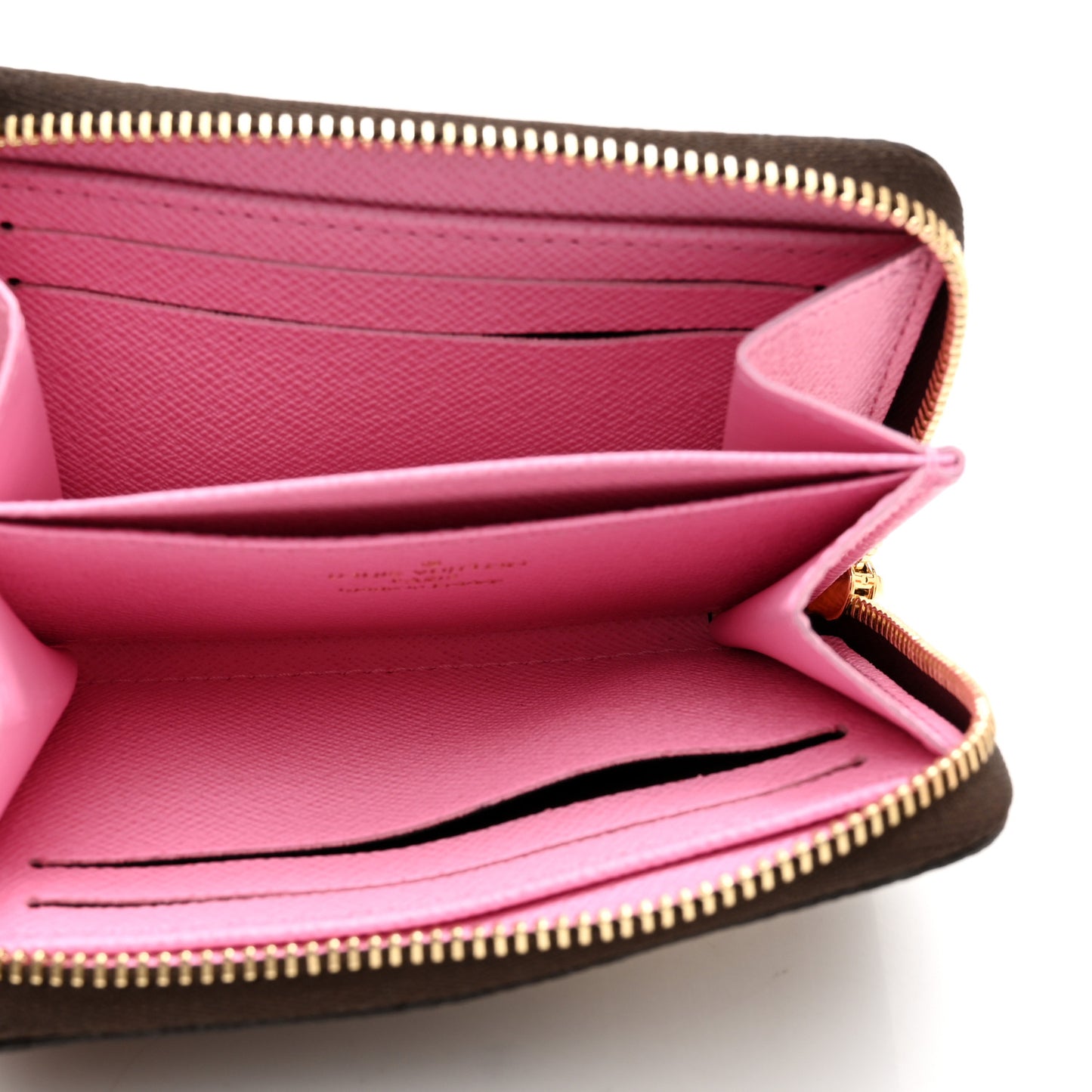 Damier Ebene 2022 Christmas Animation Paris Zippy Coin Purse Pink