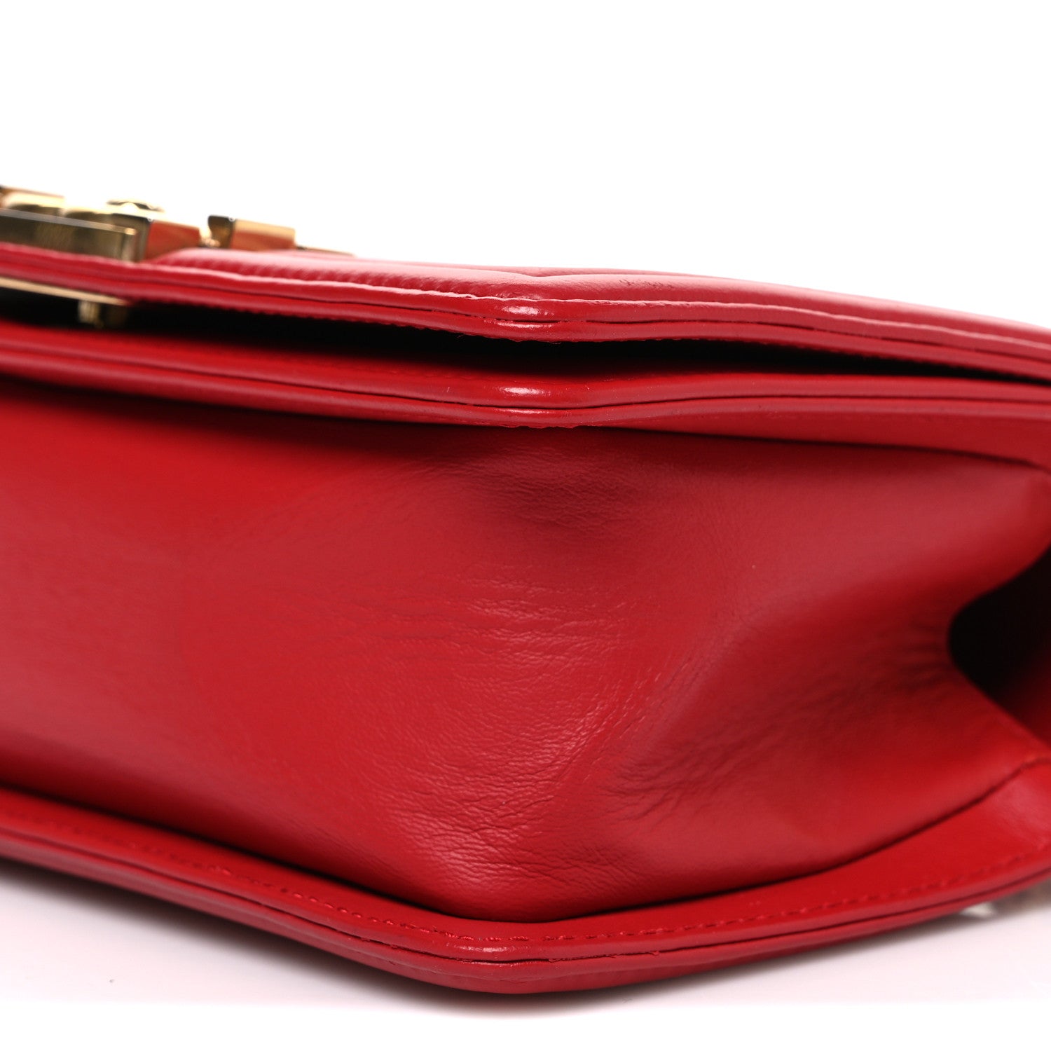 Chanel Lambskin Quilted Small Boy Flap Red 9 of 9