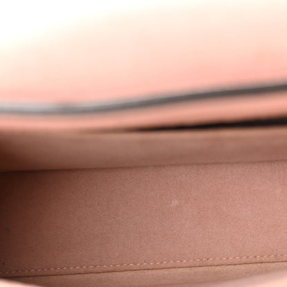 Louis Vuitton Soft Calfskin Embroidered Lockme Ever BB Rose Pink Snow White Black 5 of 11