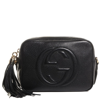 Gucci Pebbled Calfskin Small Soho Disco Bag Black 1 of 9